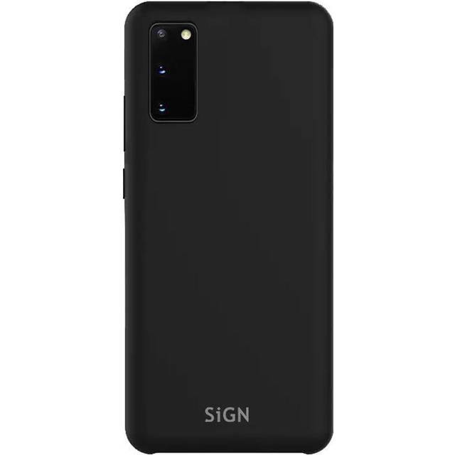 SiGN Liquid Silicone skal till Samsung Galaxy S21 Ultra - Svart