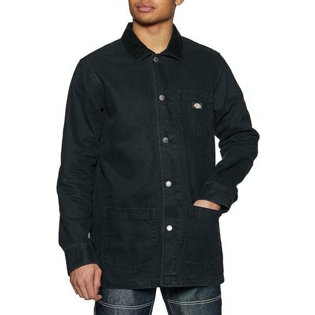 Dickies - Duck Canvas Summer Chore Stone Washed Black - Jacket - black - S - 100% Cotton