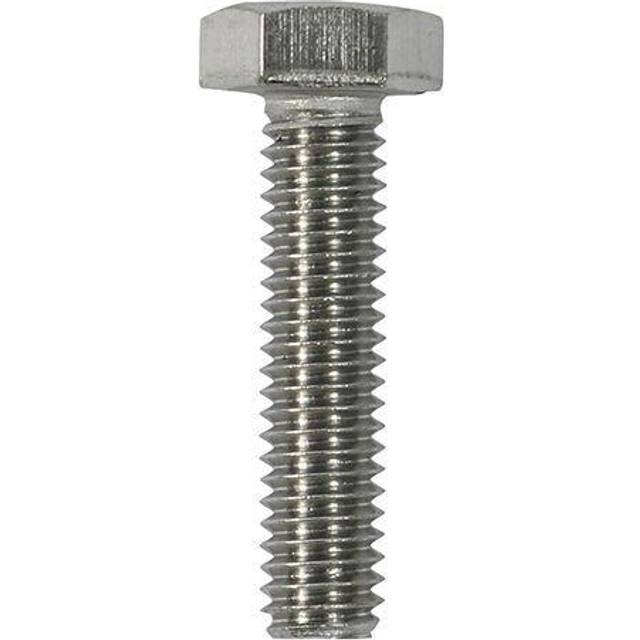 Hexagon Set Screws Stainless Steel M10 35mm Pack of 10
