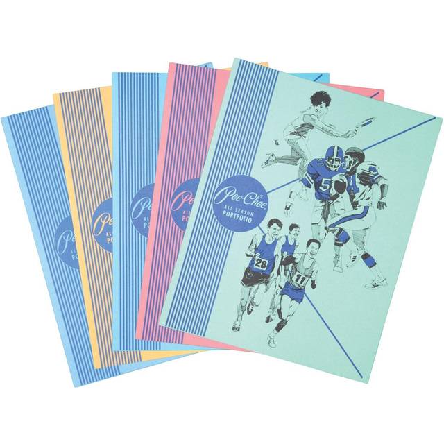Mead Color Talk Peechee Folder 5-Pack  Assorted Colors  (33022)