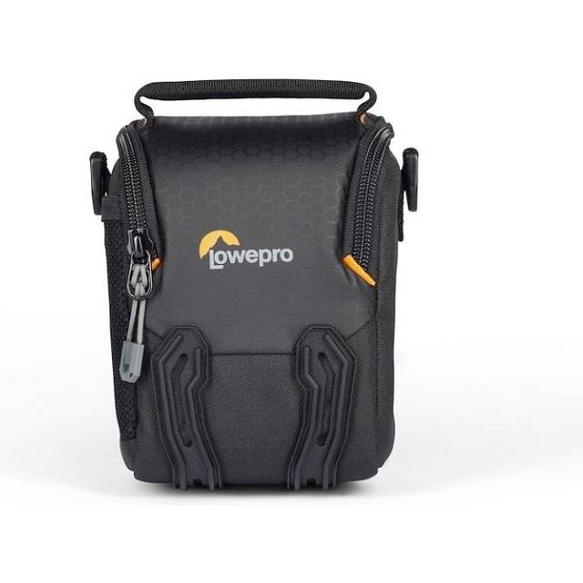 Lowepro Adventura Sh 115 Iii, kamera axelväska med justerbar/avtagbar axelrem, kameraryggsäck för spegellös kamera, kompatibel med Sony Alpha 6000-serien, svart
