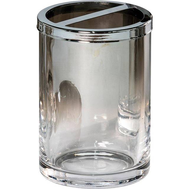 Showerdrape Glass Toothbrush Holder - Ombre, Clear