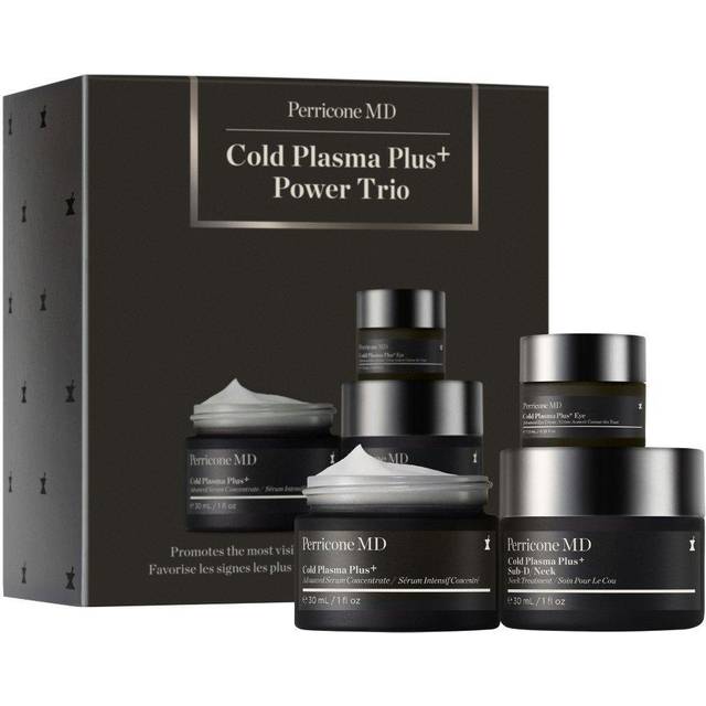 Perriconemd cold plasma serum concentrate eye & neck treatment - trio gift set