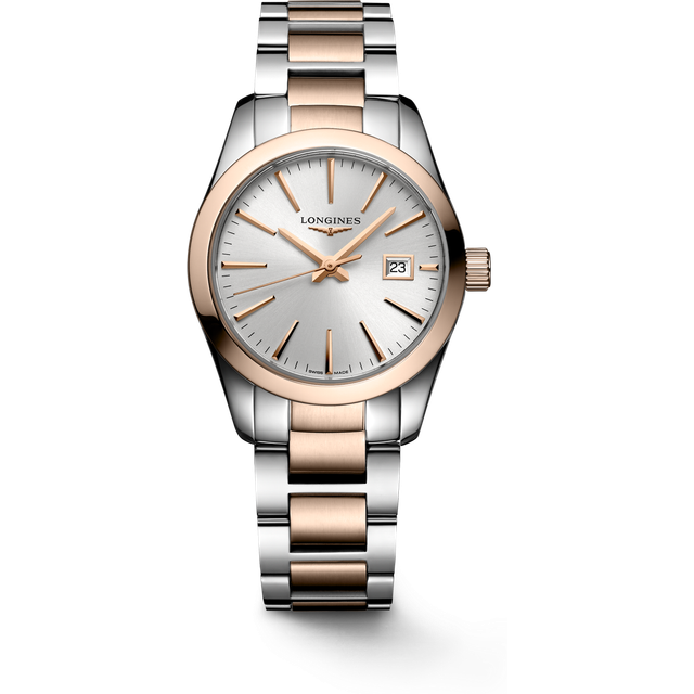 Longines Ladies Conquest Silver Dial Bracelet Watch L2.286.3.72.7