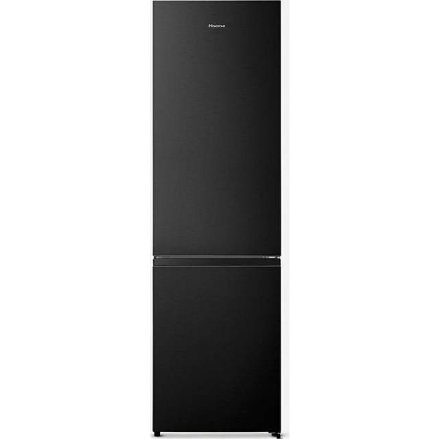 HISENSE RB435N4BFE 60/40 Fridge Freezer - Black Stainless Steel, Stainless Steel