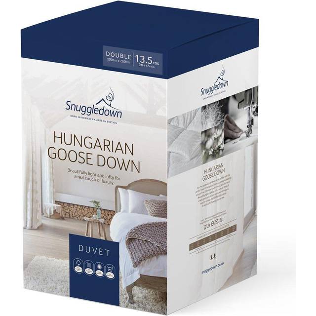 (13.5 All Seasons, Double) Snuggledown Hungarian Goose Down Duvet