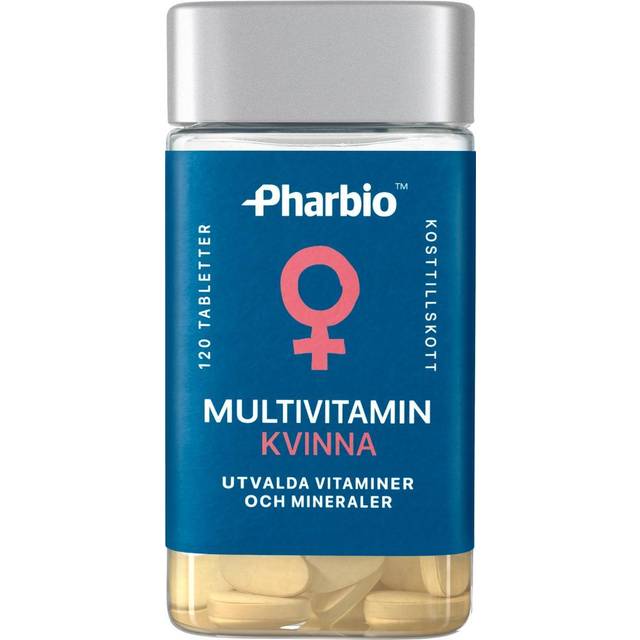 Pharbio Multivitamin Kvinna 120 st