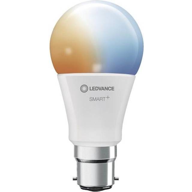 LEDVANCE Smart LED lamp with WiFi Technology, B22d-base matt Optics,Light Colour Changeable (2700K-6500K), 806 Lumen, 60W-Replacement, Smart dimmable,