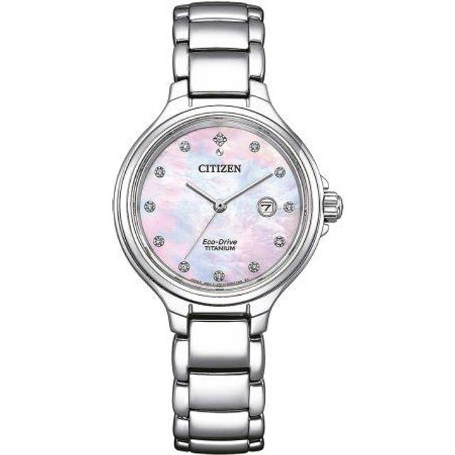 Citizen WoMens Silver Watch EW2680-84Y Titanium - One Size