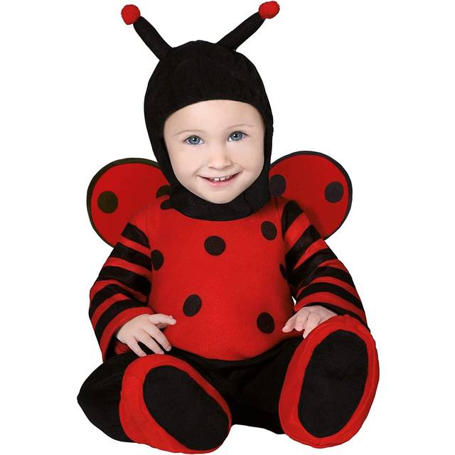 Fancy Dress Child Ladybird Black Red - 1-2 Years