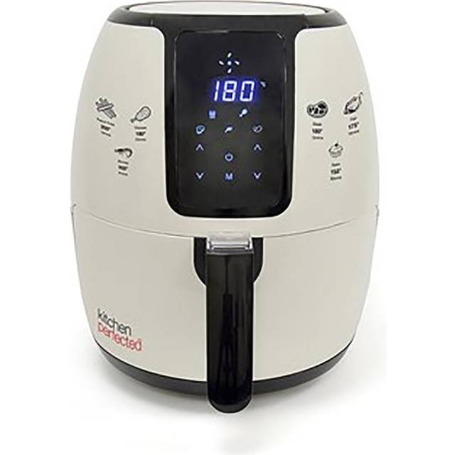 Kitchen Perfected E6703WI 4L Digital Air Fryer in Cream Black