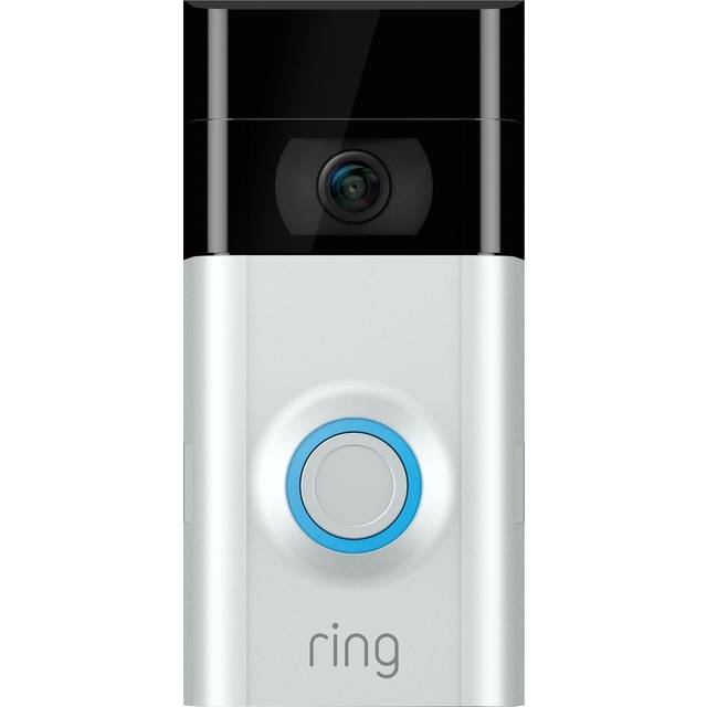 Ring Video Doorbell 2-1080p HD video, two-way talk, motion detection, wifi-connected, Satin Nickel