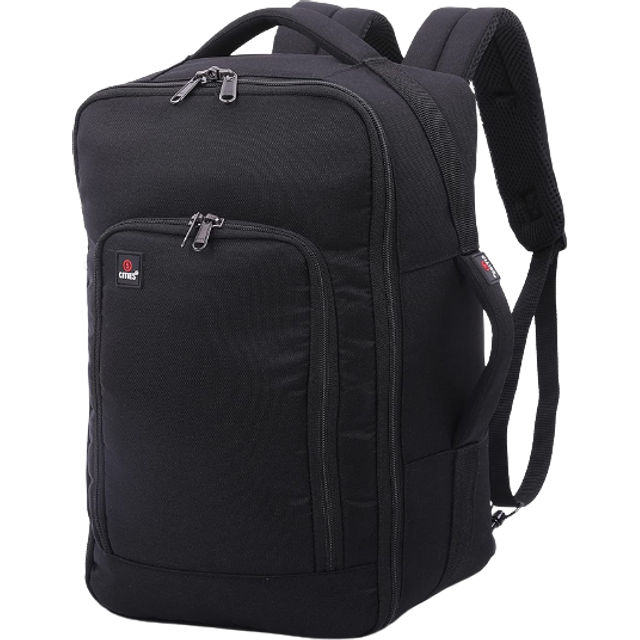 Ryanair cabin backpack 40x20x25 carry on hand luggage underseat travel bag black