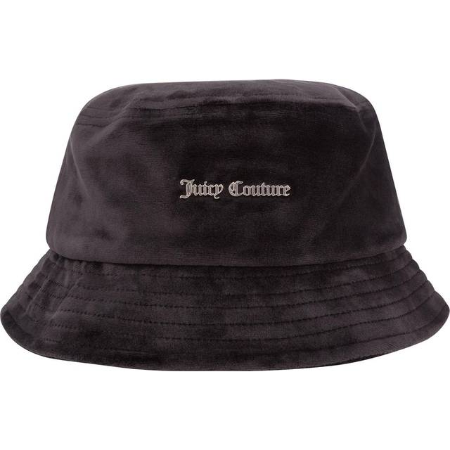JUICY COUTURE Womens Ellie Velour Bucket Hat In Black Size: One Size,