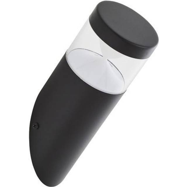 Forum Pollux E27 Angled Wall Light Black IP44