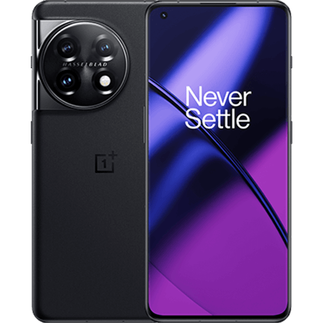 OnePlus 11 5G - 5G pekskärmsmobil - dual-SIM - RAM 8 GB / Internminne 128 GB - OLED-skärm - 6.7" - 3216 x 1440 pixlar (120 Hz) - 3 st. bakre kameror