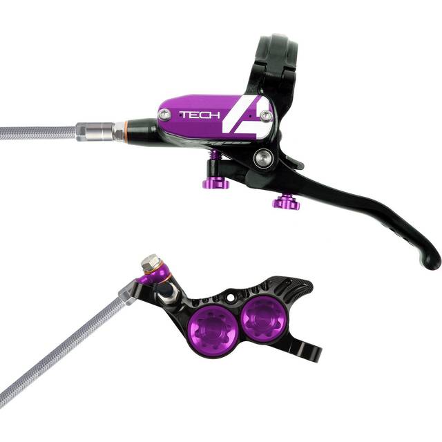Hope Technology Tech 4 V4 Hydraulic Disc Brake - Black / BlackFront Right HandStandard Black