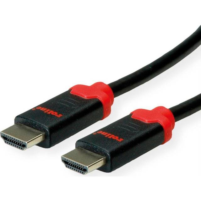 Roline HDMI Anslutningskabel HDMI-A-kontakt, HDMI-A-kontakt 2.00 m Svart 11.04.5942 10K UHD HDMI-kabel