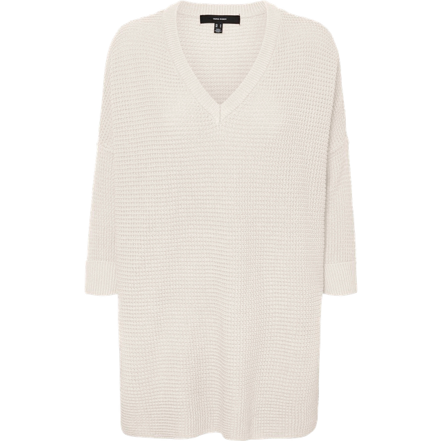 Veromoda Snow White Leanna V-Neck Pullover - L