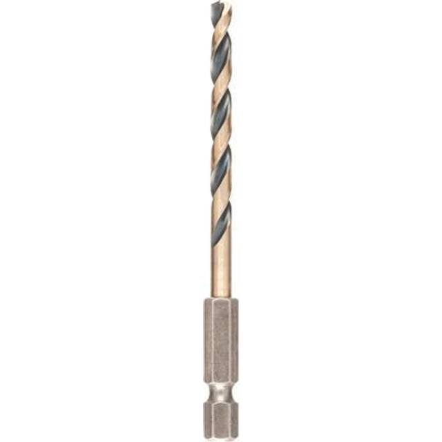 DeWalt Black and Gold Hex Impact HSS Drill Bit 4.5mm Pack of 1