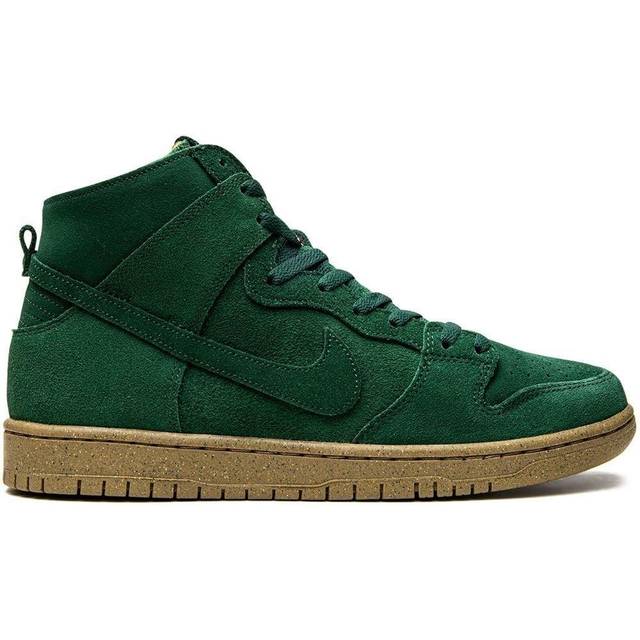 Nike Dunk High Pro Decon SB Gorge Green Unisex Sneakers Black Gum-Light-Brown DQ4489-300 38