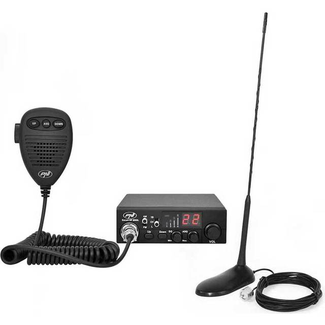 Cb radio pni escort hp 8000l asq 12v 4w am fm uk eu