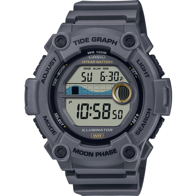 Casio WS-1300H-8AVEF Black Resin Strap Watch - W17484