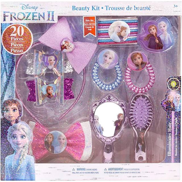 Townley Girl Disney Frozen 2 Hair Accessory Kit for Girls, Ages 3+ (20 pieces)
