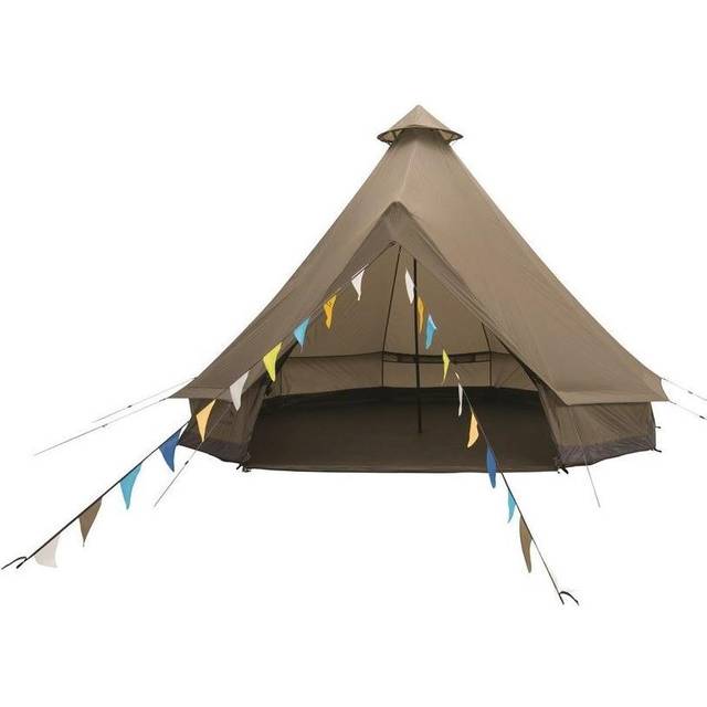 Easy Camp Tipi Tent Teepee Tent Camping Tent Hiking Moonlight 7-person Grey