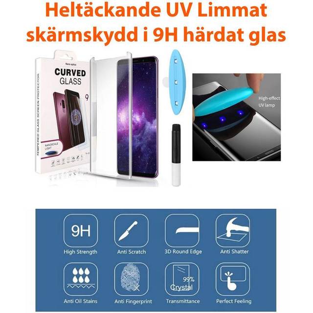 Skärmskydd Samsung Galaxy Note 9 - UV Härdat Glas