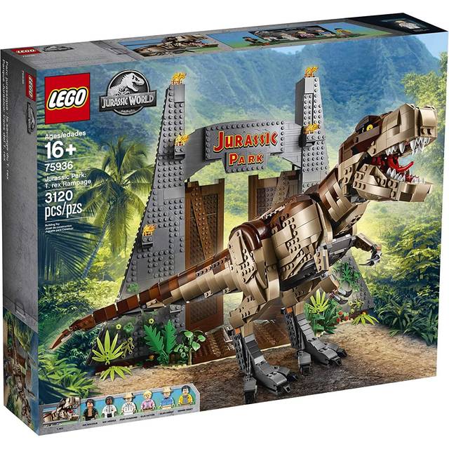 LEGO Jurassic World Jurassic Park T-Rex Rampage 75936