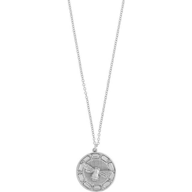 Olivia Burton Lucky Bee Sterling Silver Crystal Pendant