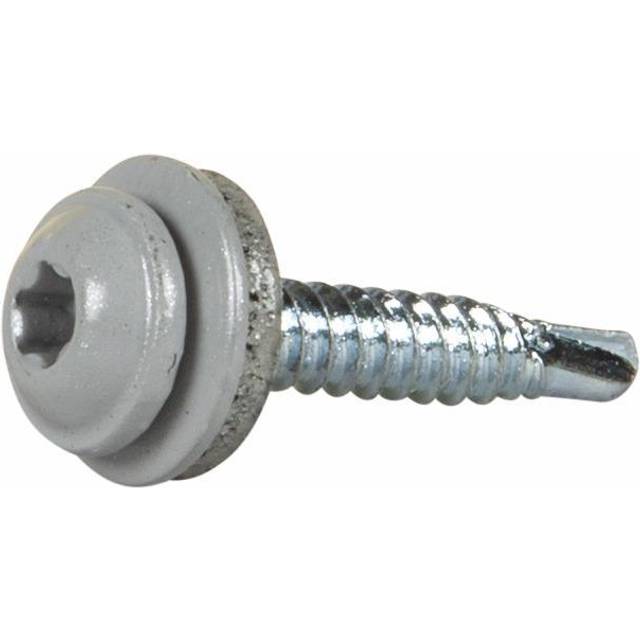 Montageskruv Med Bricka För Vattbräda 4,2x25mm Silver 100st Essve