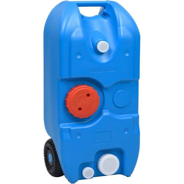 vidaXL Wheeled Water Tank for Camping 40 L Blue - blue