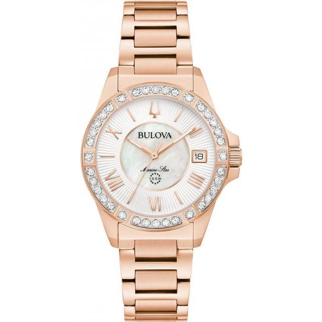 Bulova Marine Star 98R295 Diamond Bracelet Watch - W83175