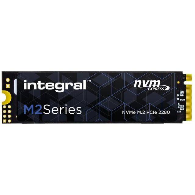 Integral SSD 500GB NVME M.2 2280 PCIe Gen3x4 R-3450 MB/s W-2400MB/s TLC M1 Solid State-enhet