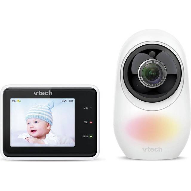 VTech RM2751 Smart Wi-Fi Video Baby Monitor with Night Light, Lullabies and Temperature Humidity Sensor