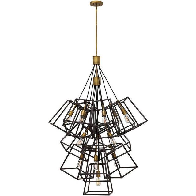 13 Bulb Chandelier Hanging Pendant LIght Bronze LED E27 60W Bulb