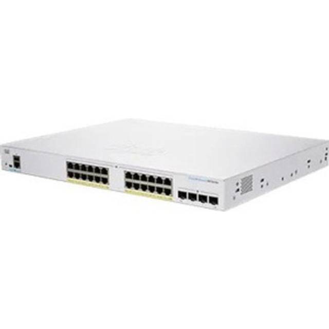 Cisco CBS350-24P-4X 24-Port Gigabit PoE+ Compliant Switch SFP+ 195W