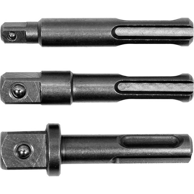 Yato - professional sds Plus socket adaptor set 3 pcs, 1/2', 3/8', 1/4' YT-04686)