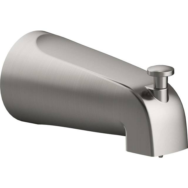 Design House Satin Nickel 522920 Slip-On Tub Diverter Spout  5 Inch  5