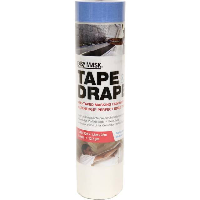 Trimaco Tape & Drape Pre Taped Masking Film 1.8 x 22mtr