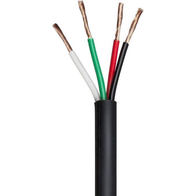 Monoprice Speaker Wire, CMP Rated, 4-Conductor, 18AWG, 1000ft, Black