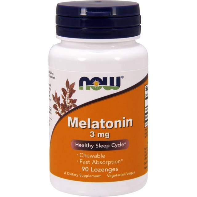 NOW Foods - Melatonin Tuggtabletter, 3mg - 90 pastiller