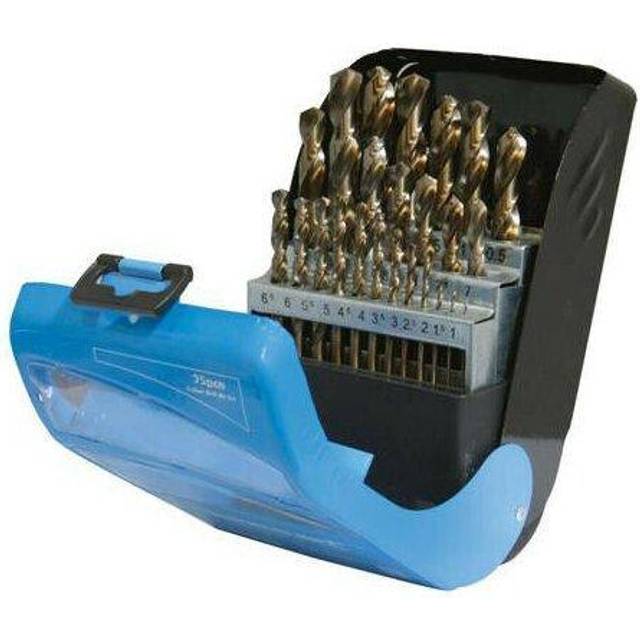 25 Piece 1mm 13mm Cobalt Drill Bit Set Cut Steel Iron Titanium Stainless Steel