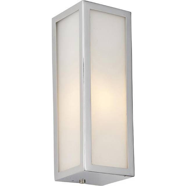 Endon 96219 Newham 1 Light Bathroom Wall Light Chrome Frosted