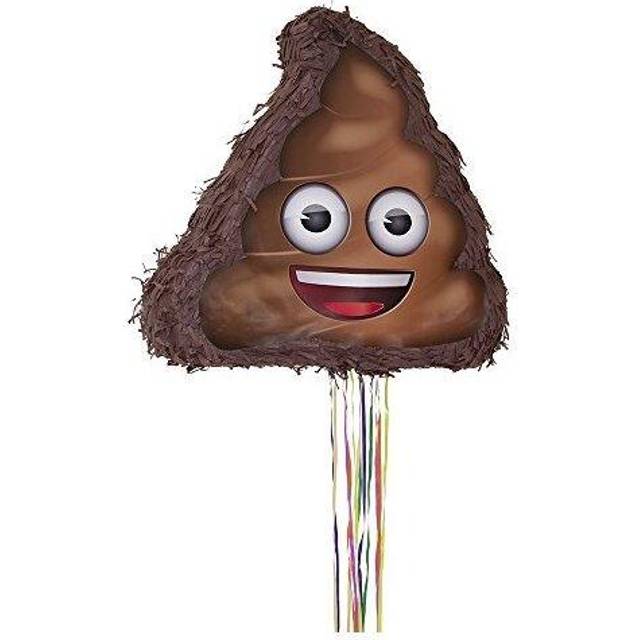 Poop Emoji Pinata, Pull String - Pinata -  emoji pinata poop pull string