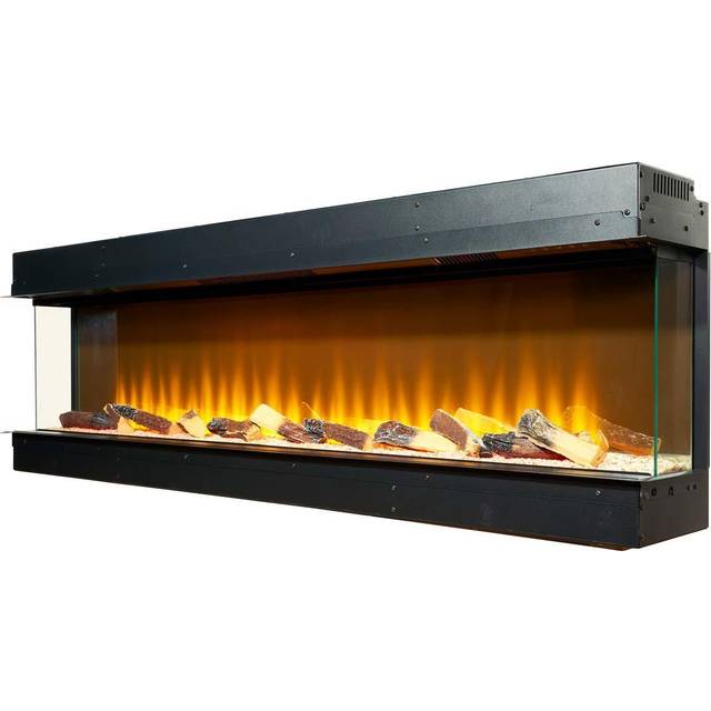 Adam sahara electric inset media wall panoramic fire 61 inch 1500mm