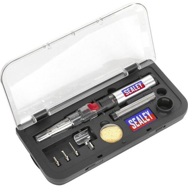 Professional Butane Soldering Iron / Flameless Heat Pen - Adjustable Gas & Stand