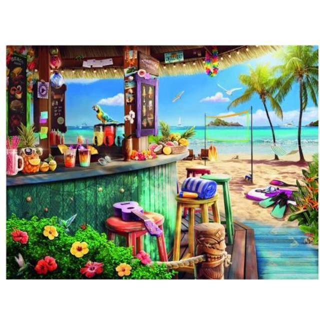 Ravensburger Beach Bar Breezes 1500 Piece Jigsaw Puzzle